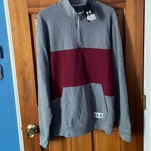 NWT men’s under armor loose quarter zip